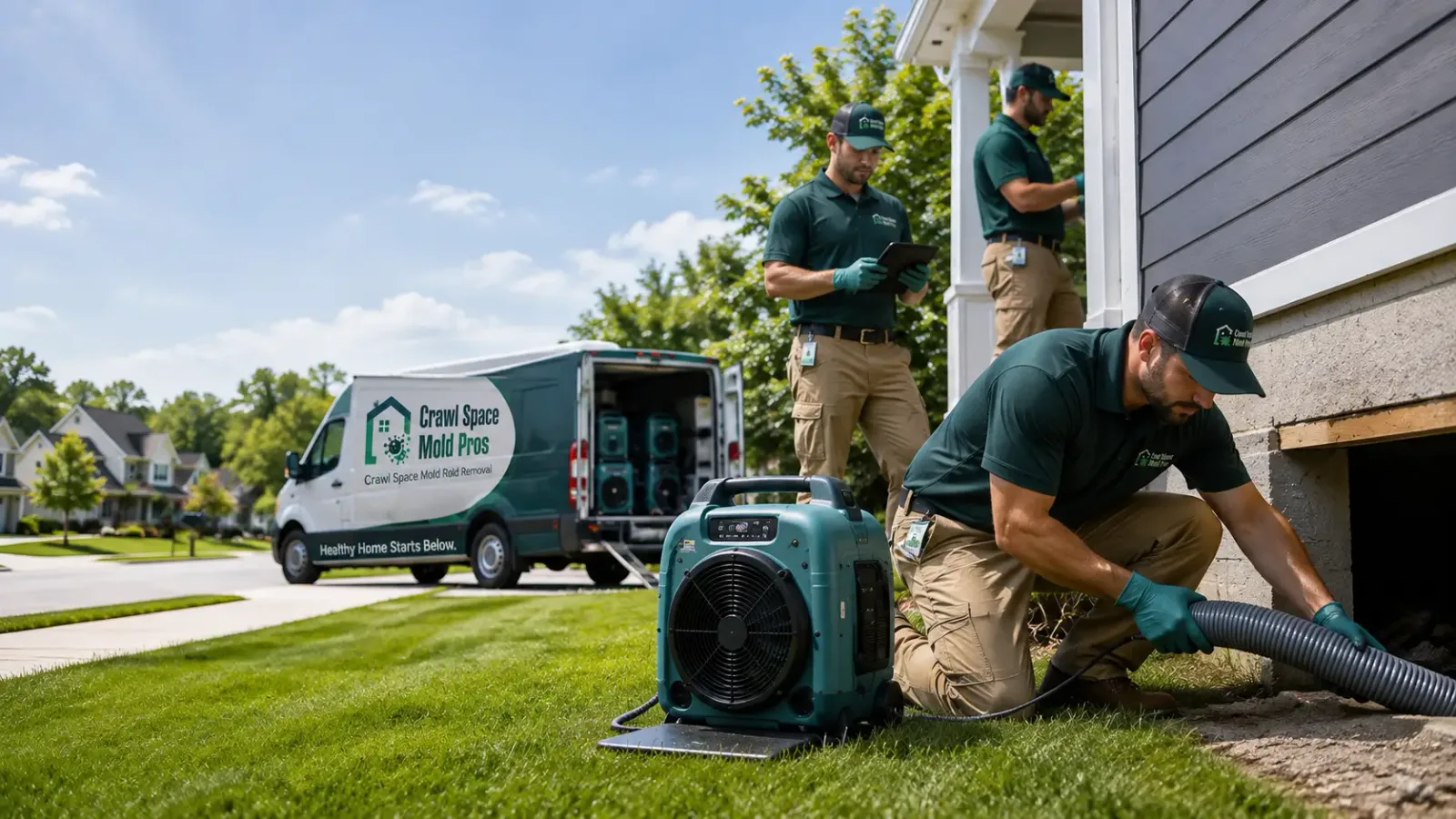 Crawl Space Mold Removal in Vanderbilt, MI